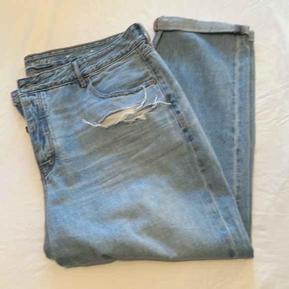 Jean Stretch Déchiré American Eagle Outfitters - Taille 4 Femme - Tom Girl - 31x29
